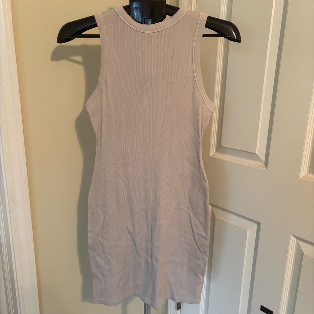 Skims Ribbed mini dress size medium NWOT